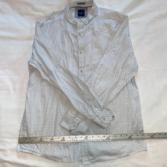 Men's Steel & Jelly British Design Long Sleeve Button Down Shirt - Picture 3 of 4